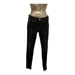 Rag & Bone Soft Harrow Dark Denim Stretch Skinny Jeans